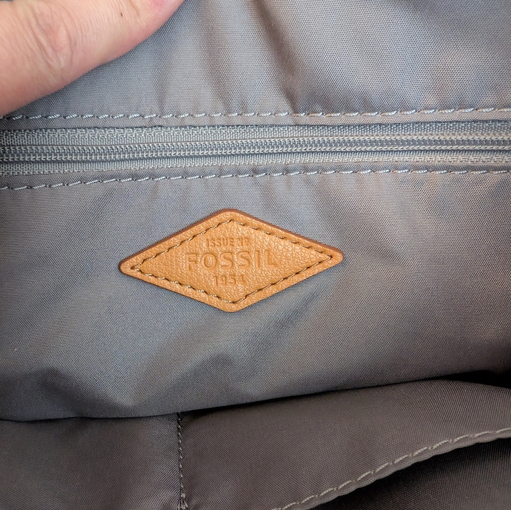 Fossil Leather Cross-Body Bag - Picture 4 of 7